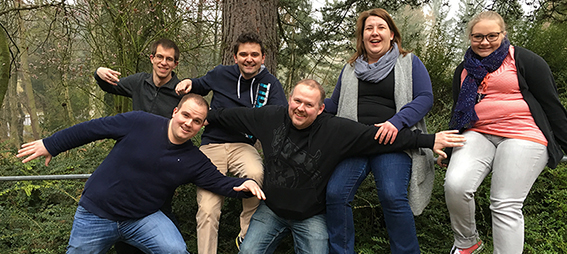 vlnr. Dominik Garnies, Marcel Sterzik, Stefan Göddertz, Stefan Schmitz, Sarah Garnies u. Lisa Bambeck vlnr. Dominik Garnies, Marcel Sterzik, Stefan Göddertz, Stefan Schmitz, Sarah Garnies u. Lisa Bambeck