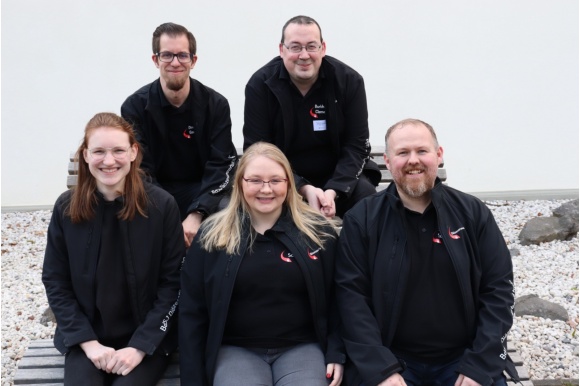 vlnr. Emely Wiesner, Dominik Garnies, Lisa Schmitz, Burkhard Clemens, Stefan Schmitz vlnr. Emely Wiesner, Dominik Garnies, Lisa Schmitz, Burkhard Clemens, Stefan Schmitz